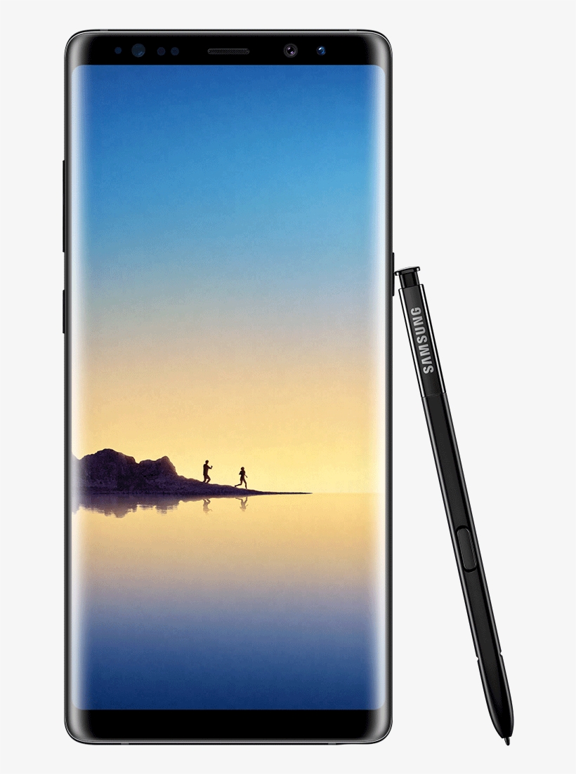 Free Phone - Samsung Galaxy Note8 Black Mobile Phone, transparent png download