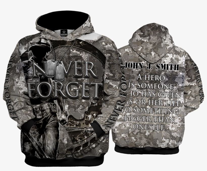 Never Forget Hoody - Hood, transparent png download