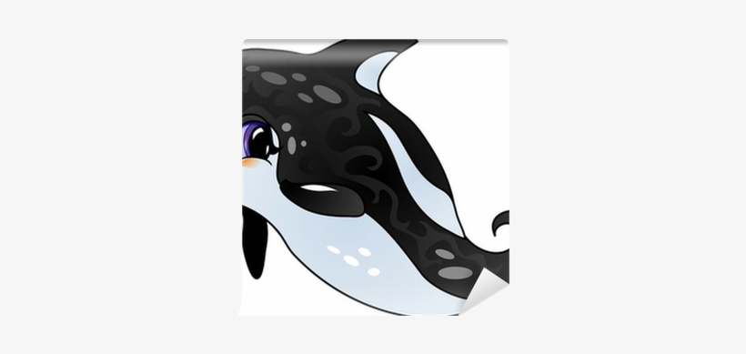 Cute Cartoon Killer Whale, transparent png download