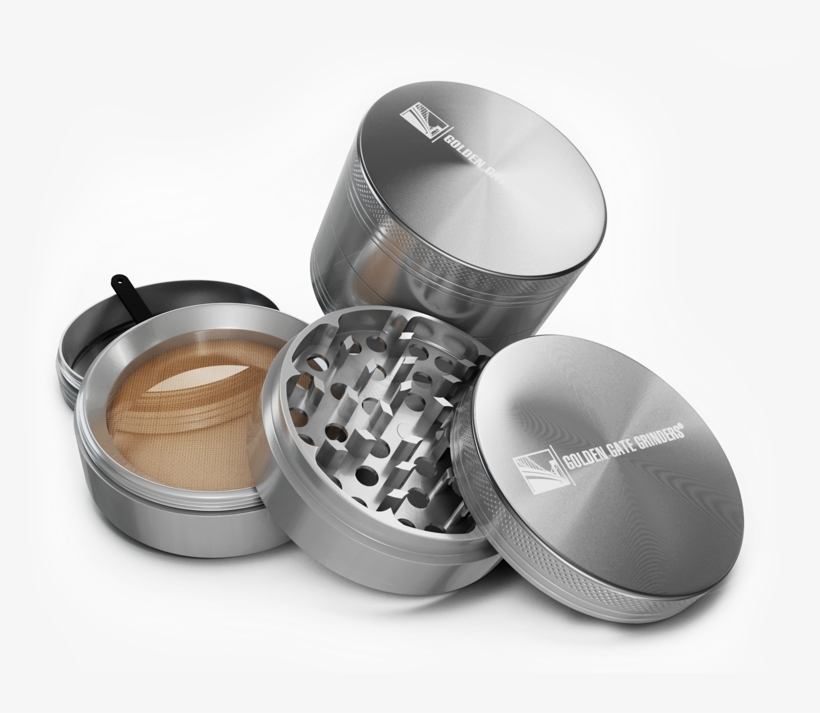 Is The Golden Gate Grinder The Best Grinder For Weed - Weed Grinder Png, transparent png download