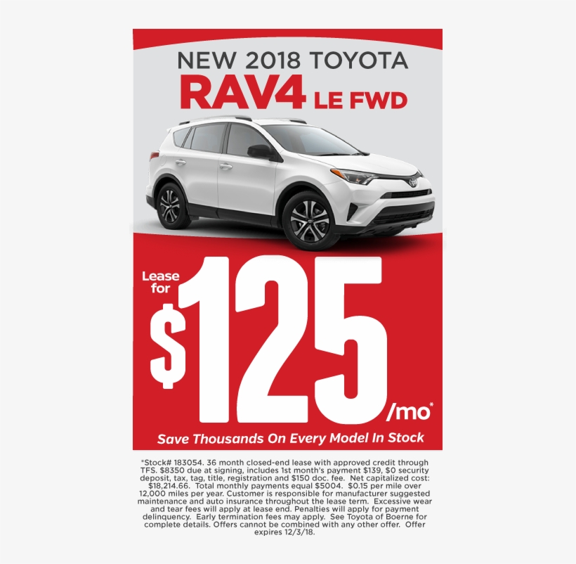 Rav4 Special Offers - Toyota Rav4, transparent png download