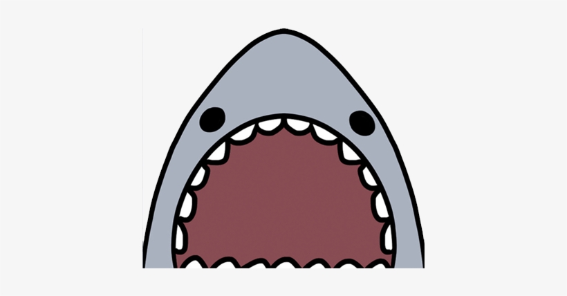 Shark Tornado Stickers Messages Sticker-1 - Cartoon Shark Mouth, transparent png download