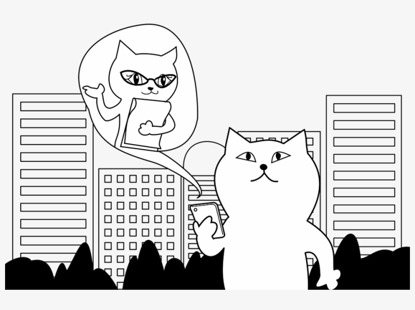 10 Cats Who Took The Internet By Storm - Secretary, transparent png download