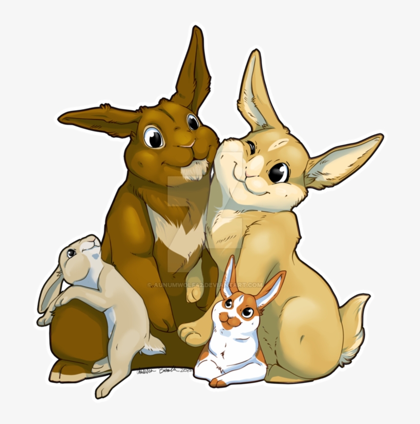 Bunny By Aunumwolf On Deviantart - Painting, transparent png download