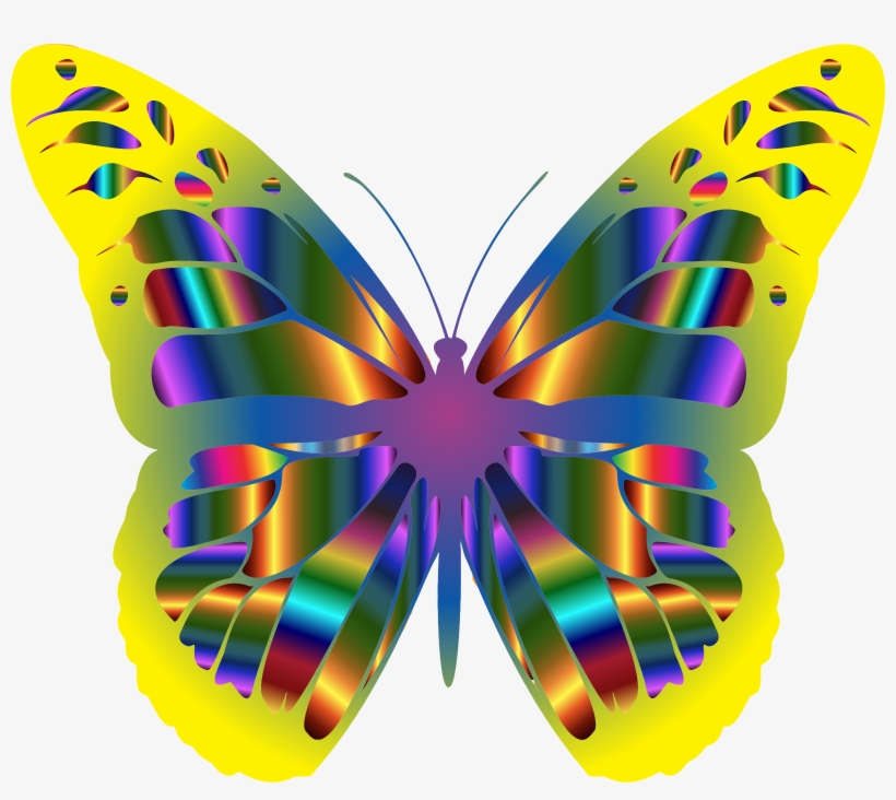 This Free Icons Png Design Of Iridescent Monarch Butterfly, transparent png download
