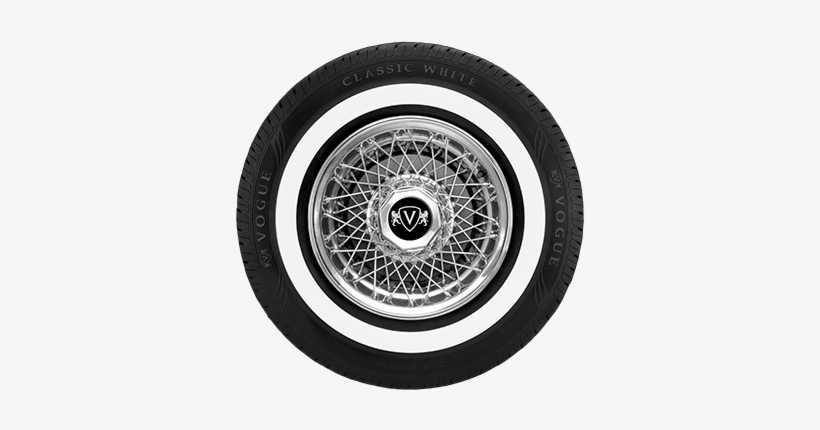 Custom Built Radial 8 Side View - Vogue Classic White Tires, transparent png download