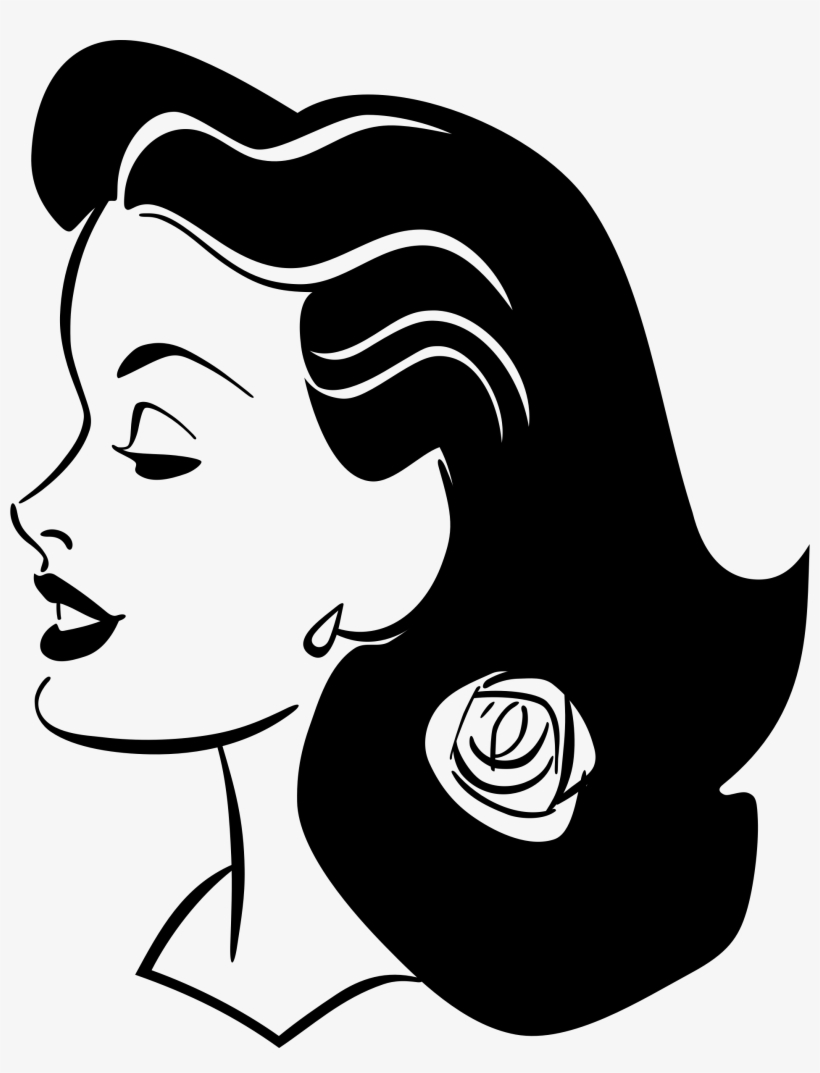 Big Image - Icon Profile Woman Png, transparent png download