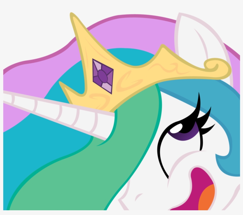 Simple Background, Smiling, Solo, Transparent Background, - Princess Celestia Crazy, transparent png download