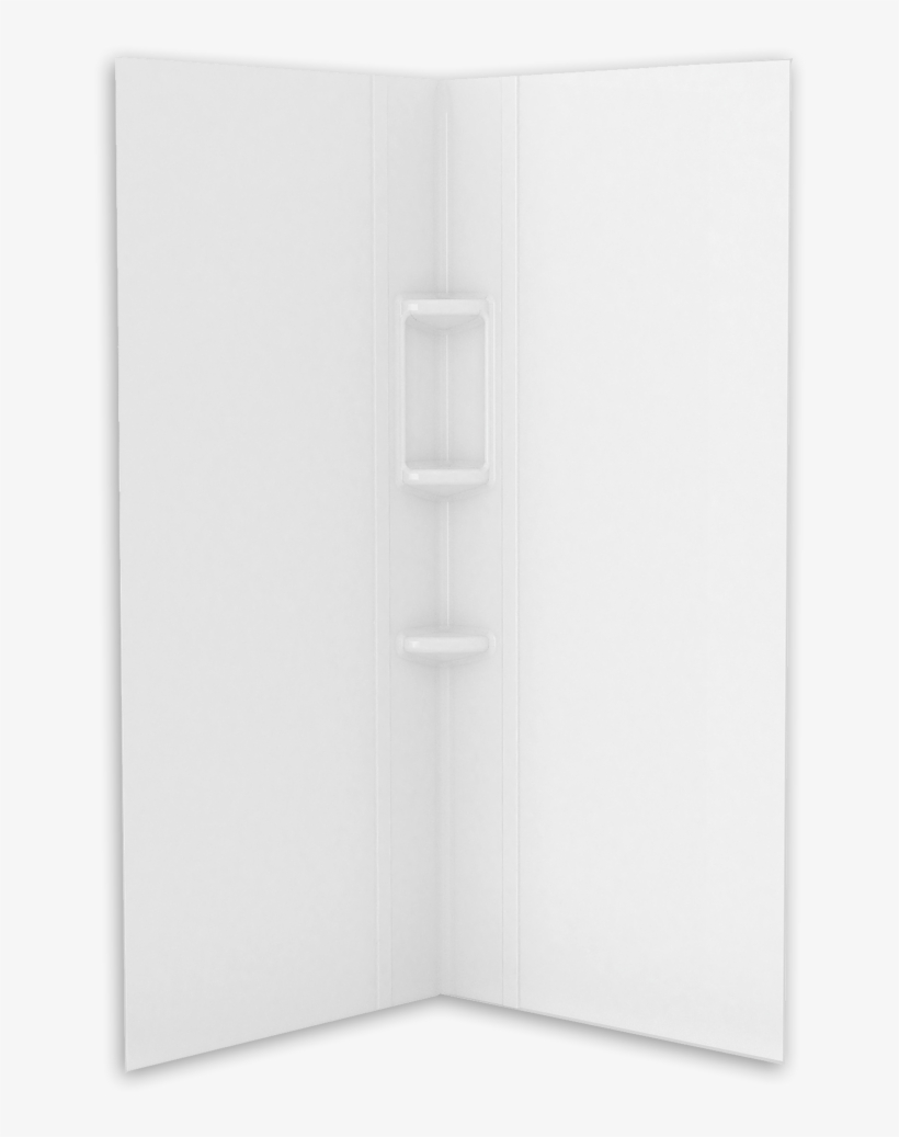 Tub And Shower Walls - 30 Inch Corner Shower Wall, transparent png download
