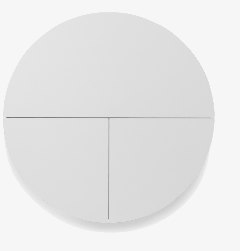 Pill, Wall Mounted Desk In White - Portfolio, transparent png download