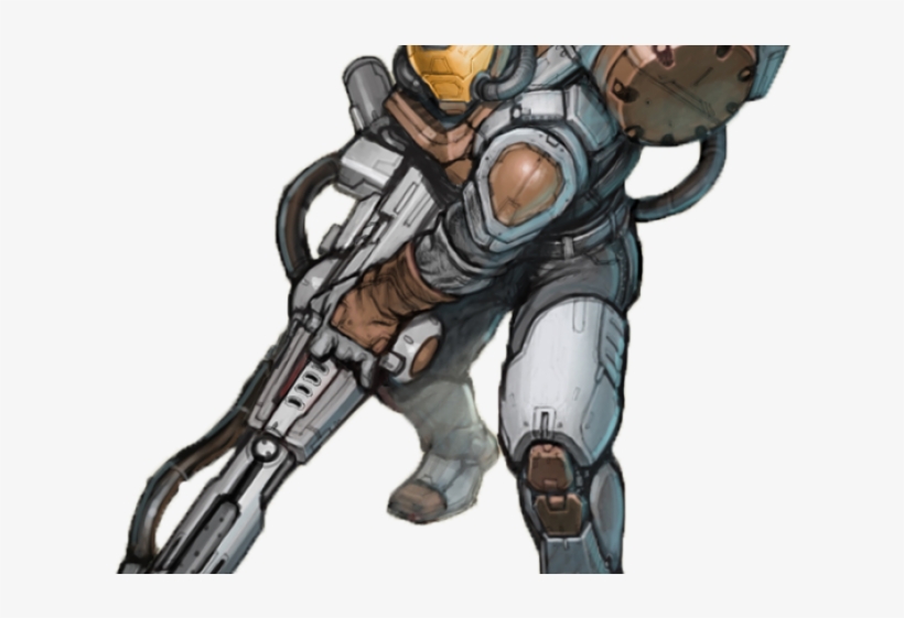 Halo Wars Clipart Transparent - Halo Wars Flame Marine, transparent png download
