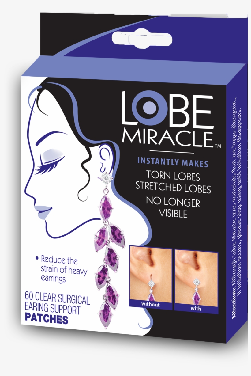 Lobe Wonder Earring Support 60 Patches, transparent png download