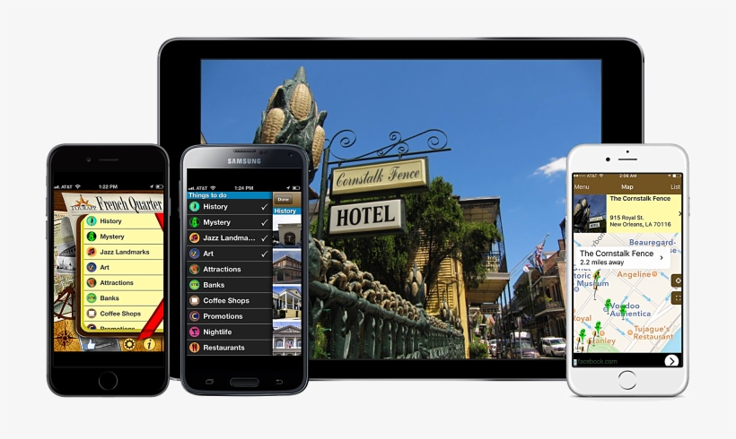 French Quarter Jazz Landmarks - New Orleans, transparent png download