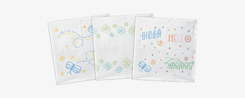 Printed Napkins - Bounty Quilted Napkins-160, transparent png download