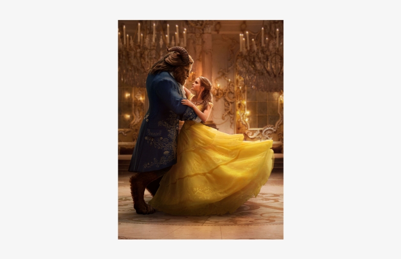 Dan Stevens As The Beast And Emma Watson As Belle In - Beauty And The Beast Movie 2017, transparent png download