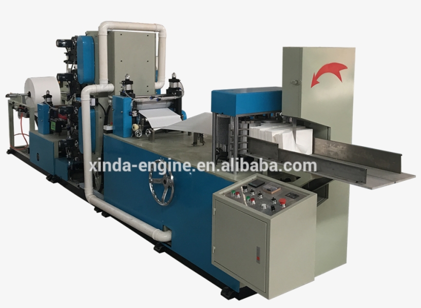 Two Color Printing Tissue Machine Paper Napkin Making - Milling, transparent png download