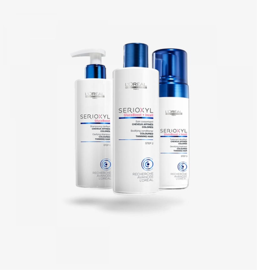 Loreal Professionnel Serioxyl Kit 2 For Coloured Hair - L'oreal Professionnel Serioxyl Kit 3 For Sensitised, transparent png download