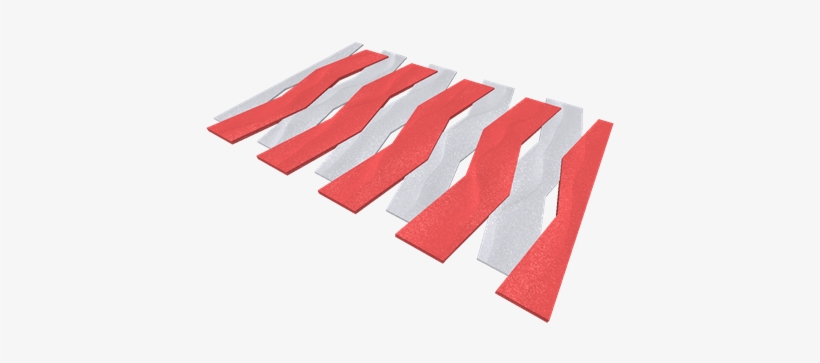 Persimmon Zig-zag Rug - Carmine, transparent png download