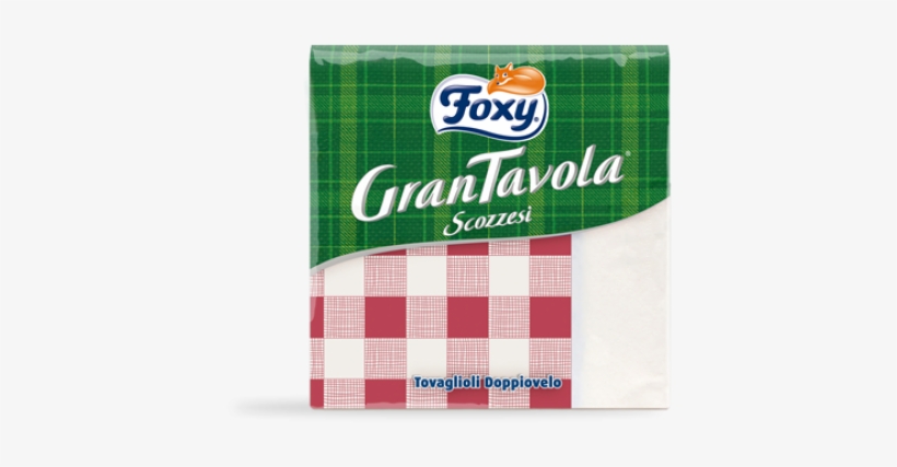 Foxy Grantavola Scozzesi Are High Quality Double-ply - Foxy Napkins - Doppiovelo, Scottish Grantavola, 43, transparent png download