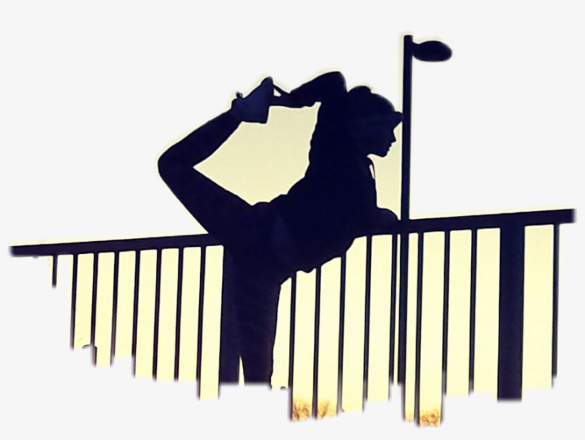 Gymnast Sticker - Silhouette, transparent png download