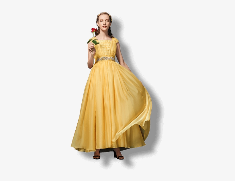 Beauty And The Beast（ディズニー映画『美女と野獣』より） 〜jillstuart〜 - Gown, transparent png download