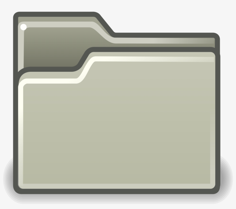 Open - Gnome Folder Icon, transparent png download