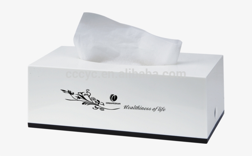 Simply Plastic Refillable Tissue Box / Paper Napkin - Graph, transparent png download