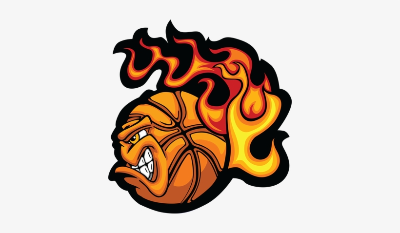 Team Preregistration Is Required For South East South - Flaming Basketball, transparent png download