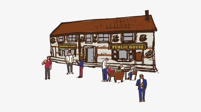 You Can, Of Course, Find A Pint Of Harvey's In Many - Pub Transparent, transparent png download