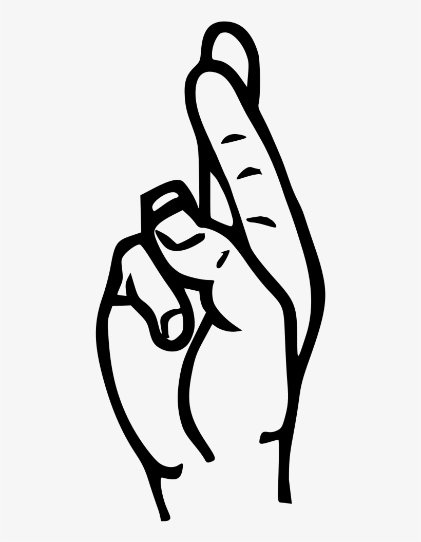 Sign Language R - Question Hand Signal Transparent PNG - 499x1024 ...