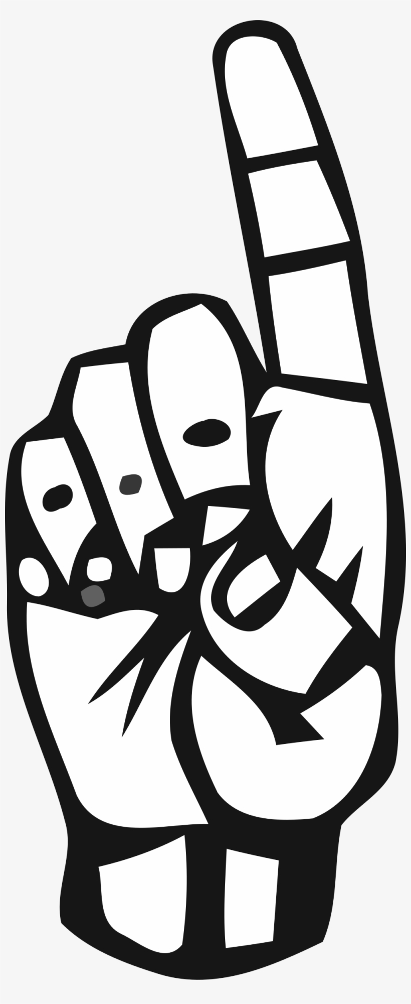 Big Image Sign Language D Transparent PNG 1004x2400 Free Download
