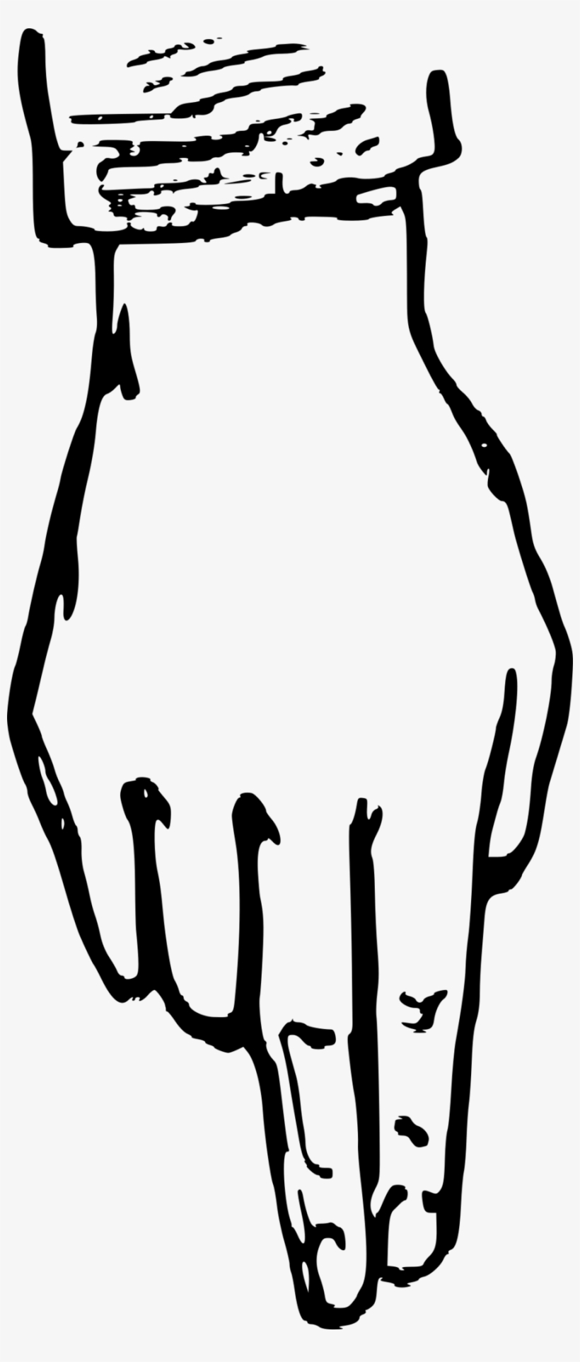 Deaf Alphabet N Clipart Sign Language Deaf Culture - Deaf Alphabet N, transparent png download
