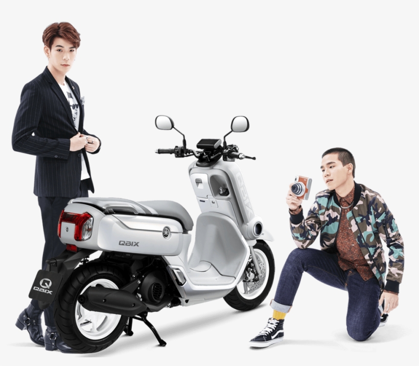 Yamaha Qbix Scooter - Yamaha Qbix Color, transparent png download