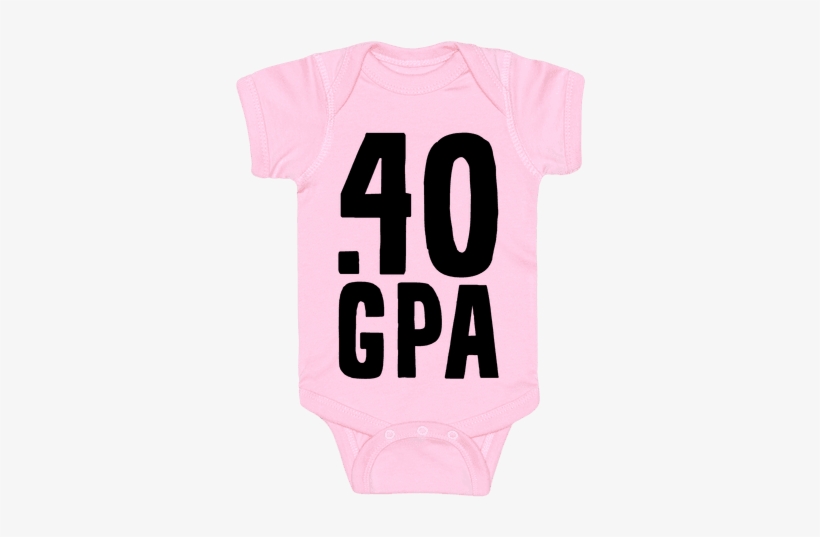40 Gpa Baby Onesy - T-shirt, transparent png download