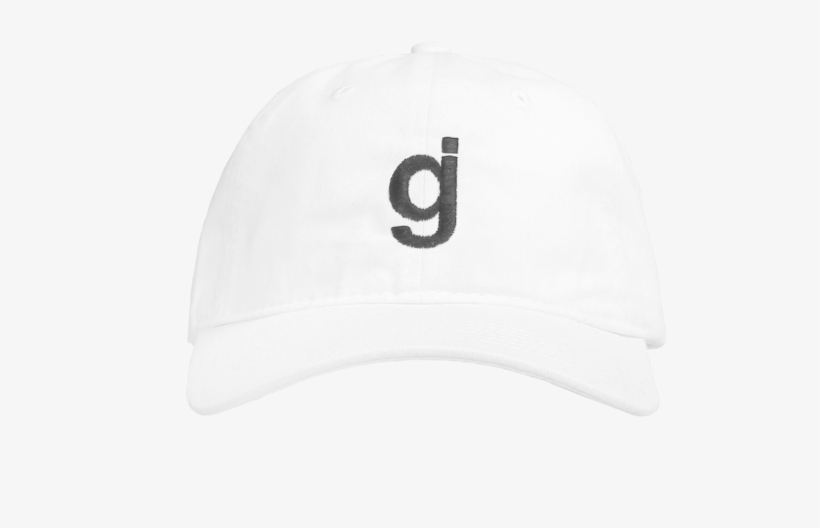 Gj White Dad Hat - Hat, transparent png download
