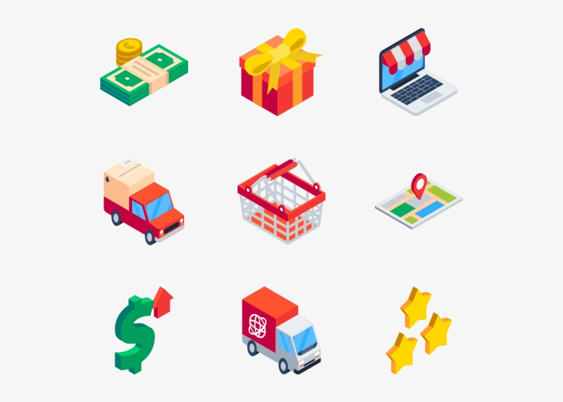 Ecommerce - Isometric Icon E Commerce, transparent png download