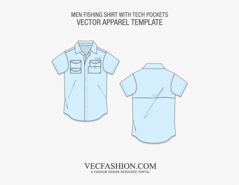 Tshirt Template White And Blue, transparent png download