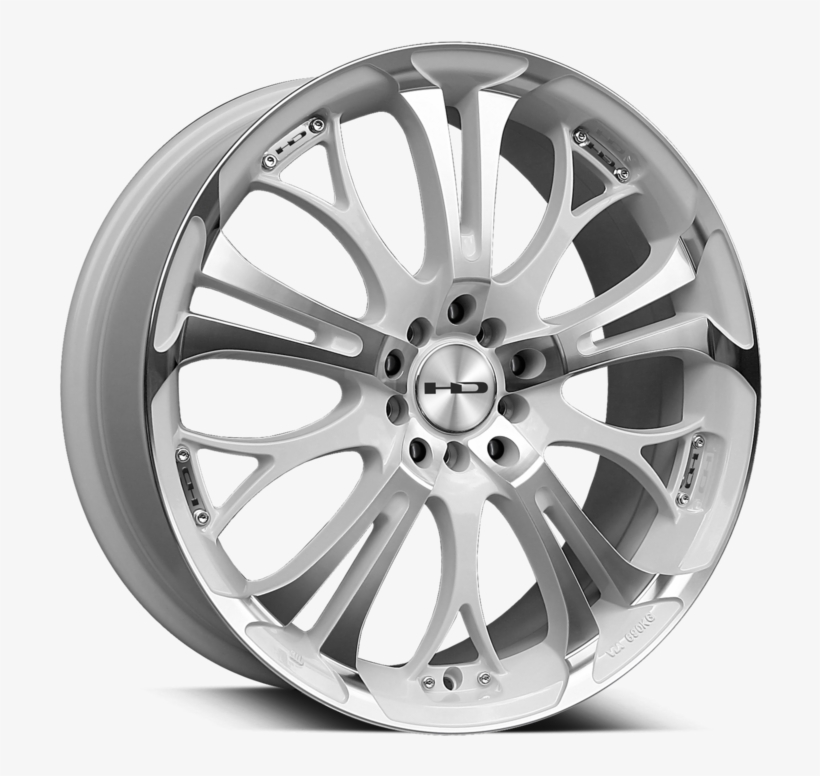 Hd Wheels Spinout Gloss White Machined - Hd Spinout White, transparent png download