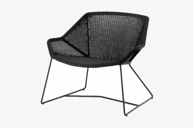 Breeze Lounge - Cane-line Breeze Lounge Chair - Black, transparent png download