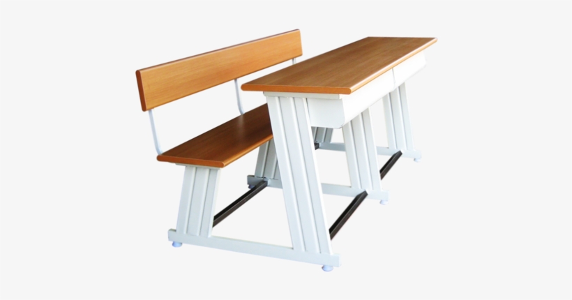 Three Seater Student Desk With Joint - 4 Seater Student Desk, transparent png download