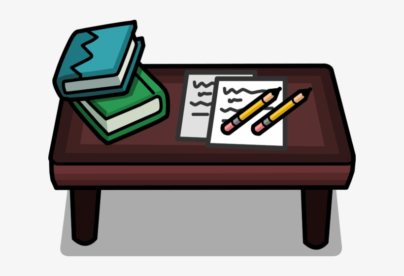 Cpu Student Desk Sprite 003 - Escritorio De Estudiante Club Penguin, transparent png download