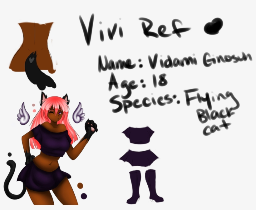 Vidami Ref By Sleeping Angel Fish On Deviantart - Cartoon, transparent png download