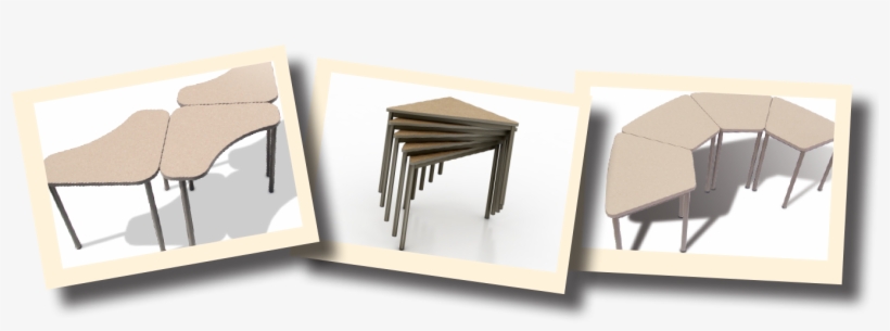 Adaptable Student Desks • Round, Soft Touch Legs • - Adaptable Desks, transparent png download