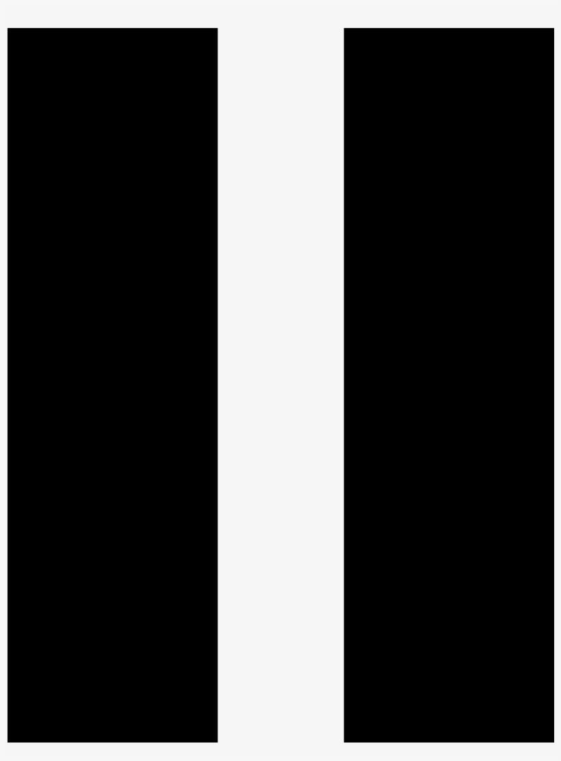Free White Play Png - Pause Vector White Png, transparent png download