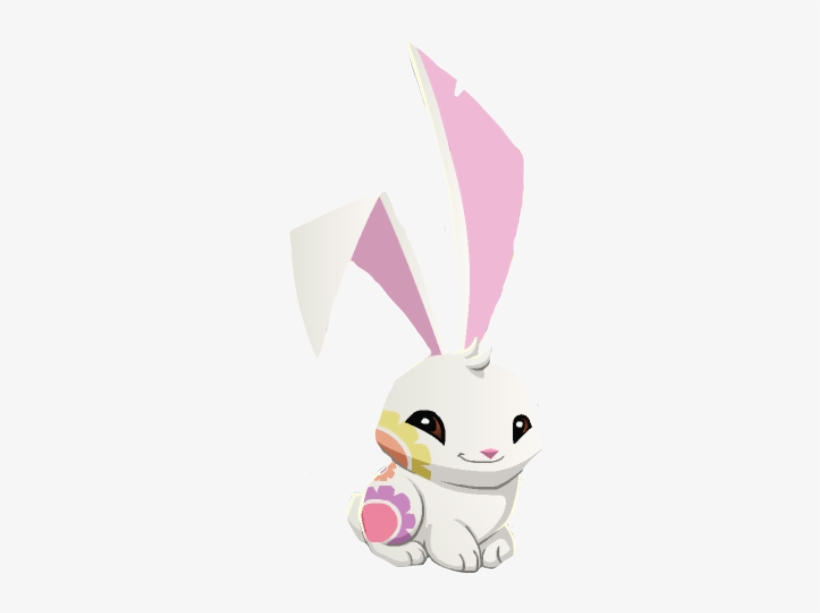 Glitched Flower Bunny - Animal Jam Graphic Bunny, transparent png download