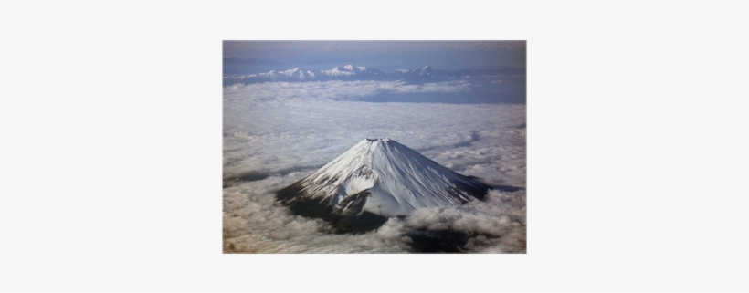 Mt Fuji Airplane View, transparent png download