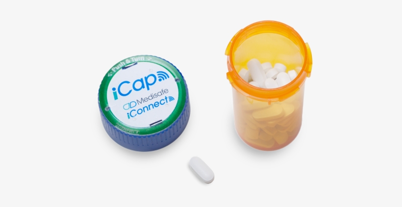 Open Pill Bottle Png - Medisafe Icap, transparent png download