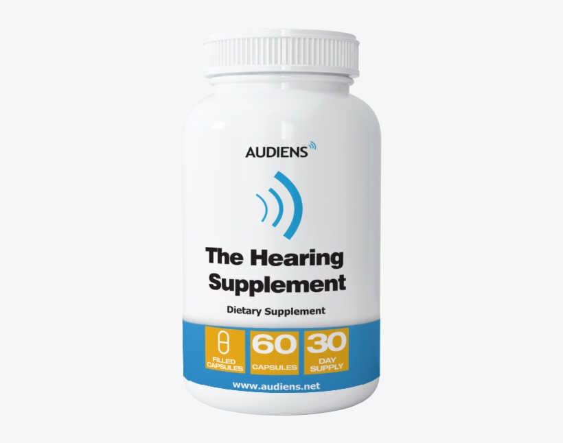 The Hearing Supplement Bottle - Dietary Supplement, transparent png download