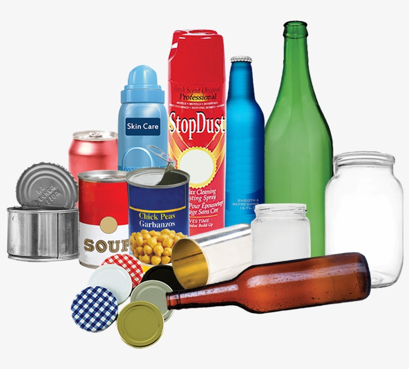 Aluminum Bottles & Cans Empty Aerosol Cans Steel, Tin - Recycling, transparent png download