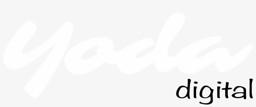 Yoda Digital Logo Black And White - Paper Product, transparent png download